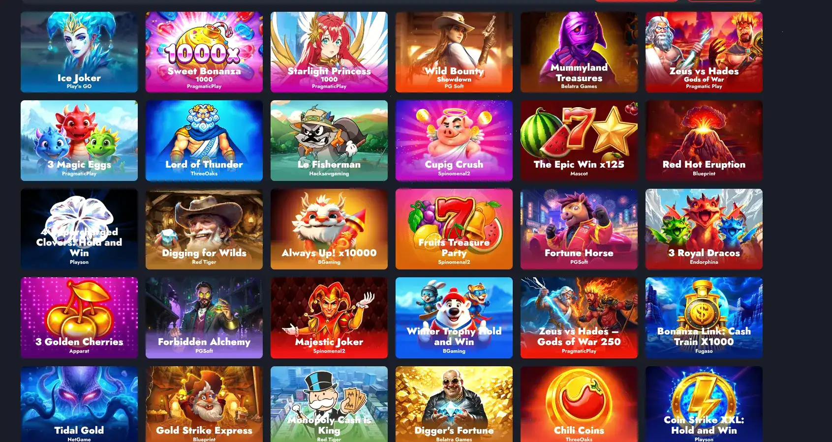Игровой зал Lootrun casino с живыми дилерами